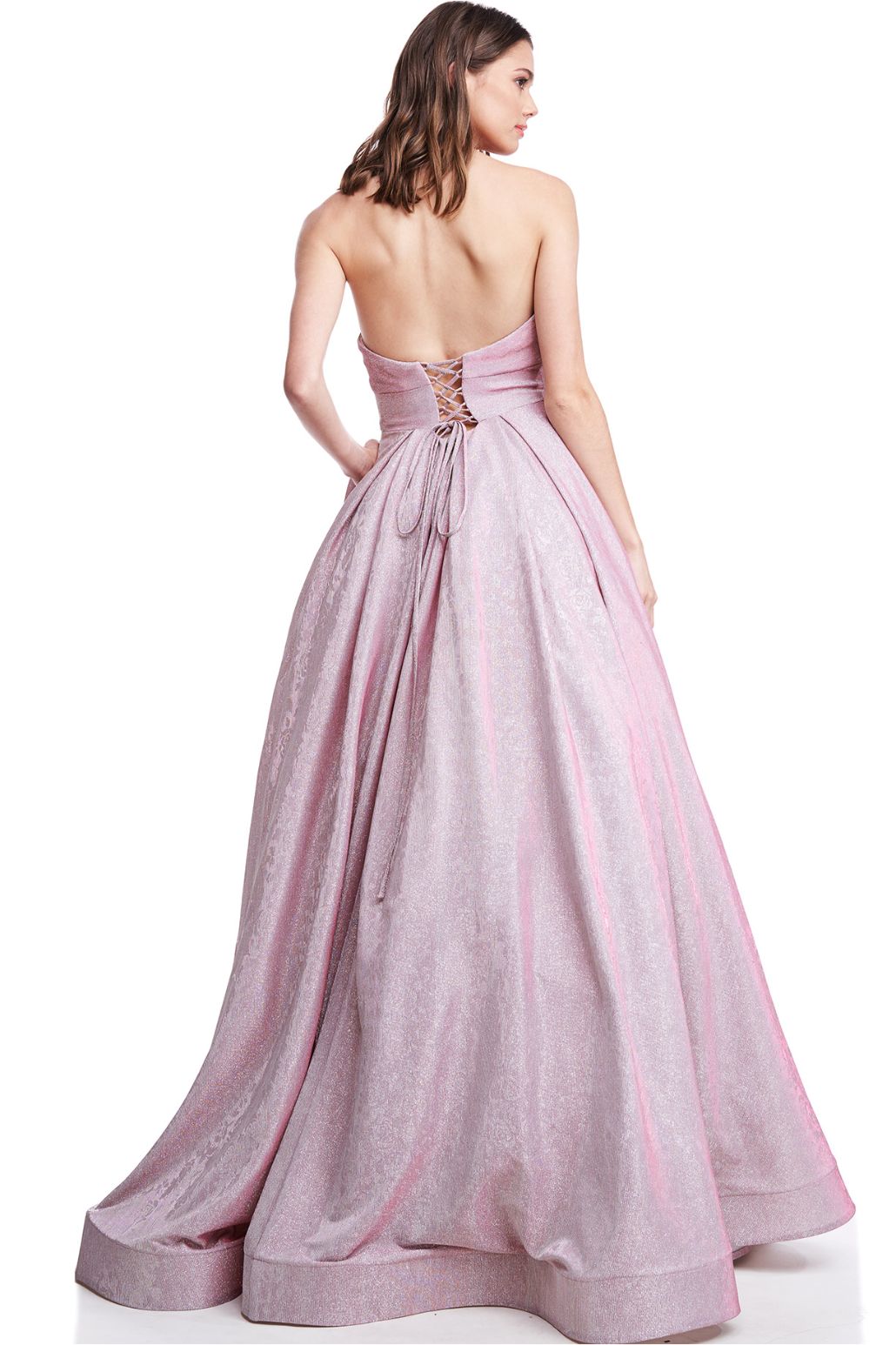 Lilac Ball Gown with Pockets - Shangri-La