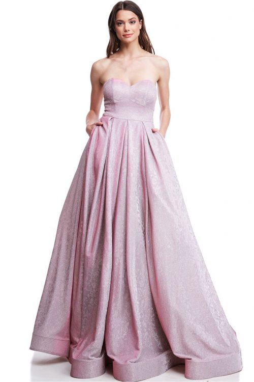 Lilac Ball Gown with Pockets - Shangri-La